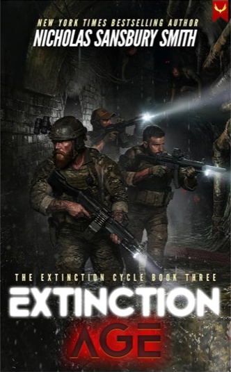 Extinction Age by Nicholas Sansbury Smith, Extinction Cycle Book Three cover