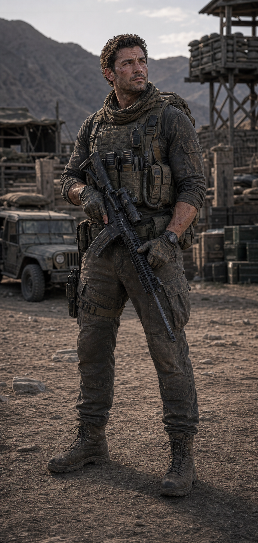 Interpretive character rendering of Antonio Lazzaro