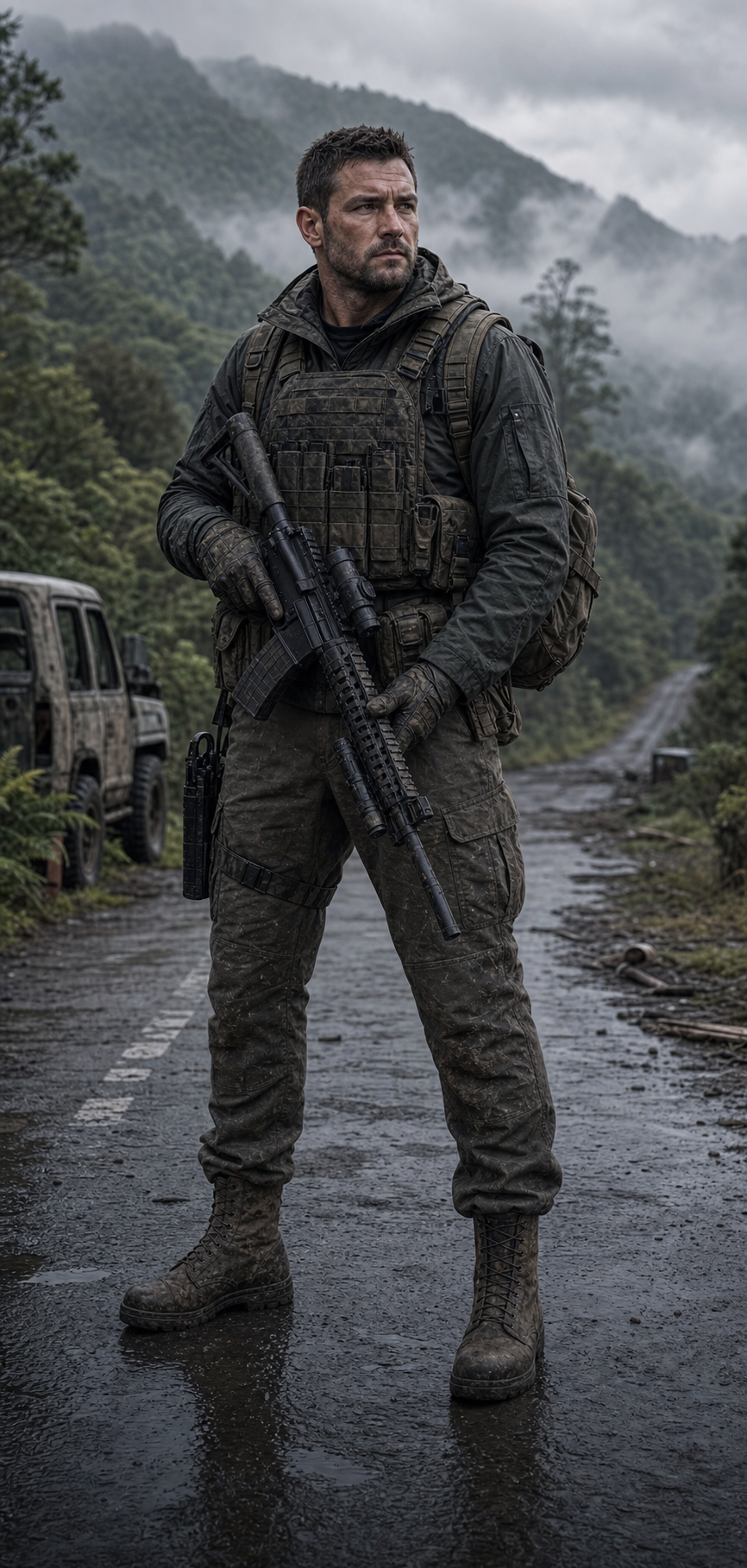 Interpretive character rendering of Ben Johns