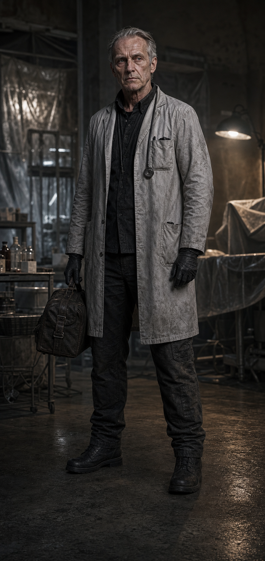 Interpretive character rendering of Dr. Murphy