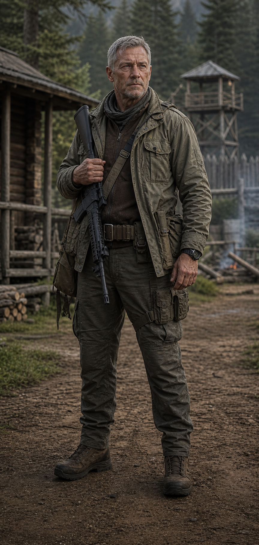 Interpretive character rendering of Harold Kinney