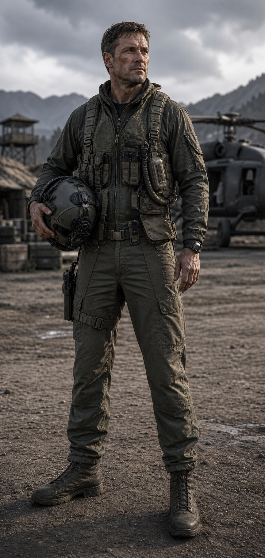 Interpretive character rendering of Howard Everly