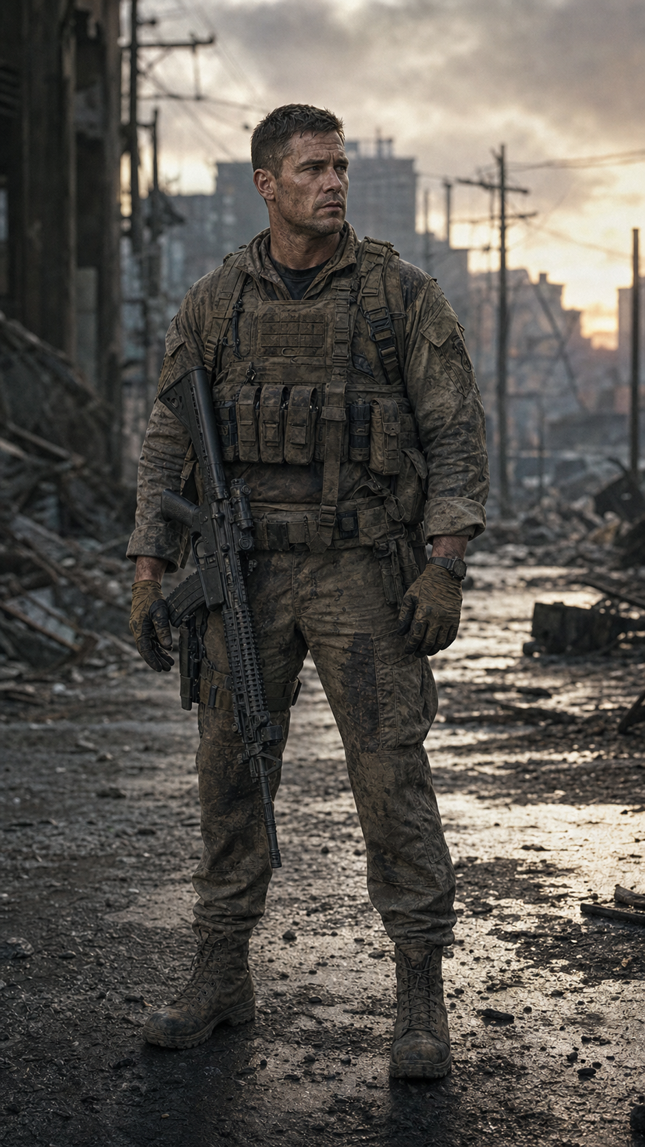 Interpretive character rendering of Jed Welch
