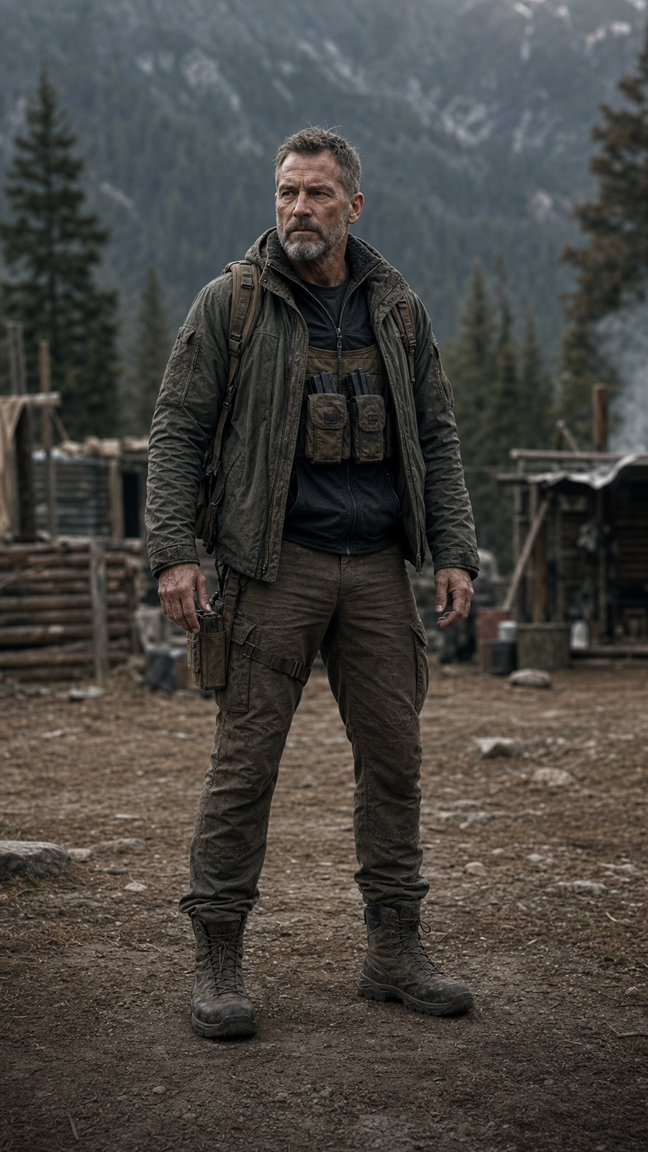 Interpretive character rendering of John Eric Carver