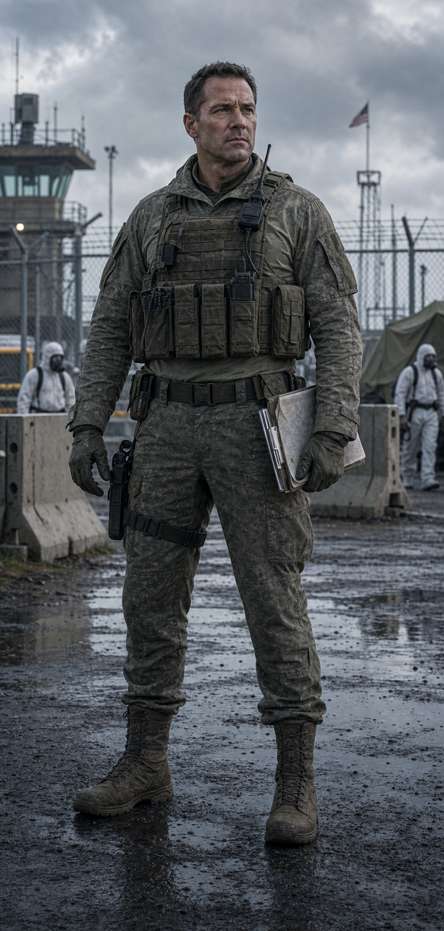 Interpretive character rendering of Major Sean Smith