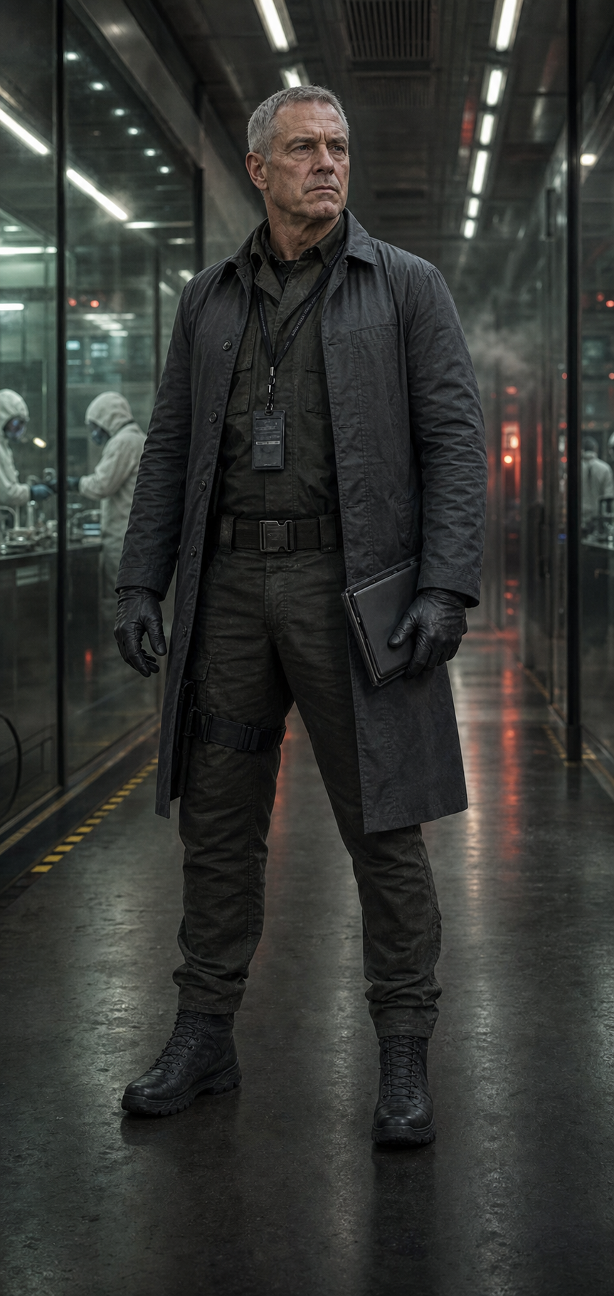 Character rendering of Rick Gibson, interpreted from Extinction Cycle book descriptions