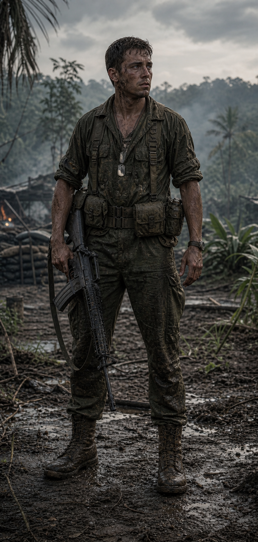 Interpretive character rendering of Trevor Brett
