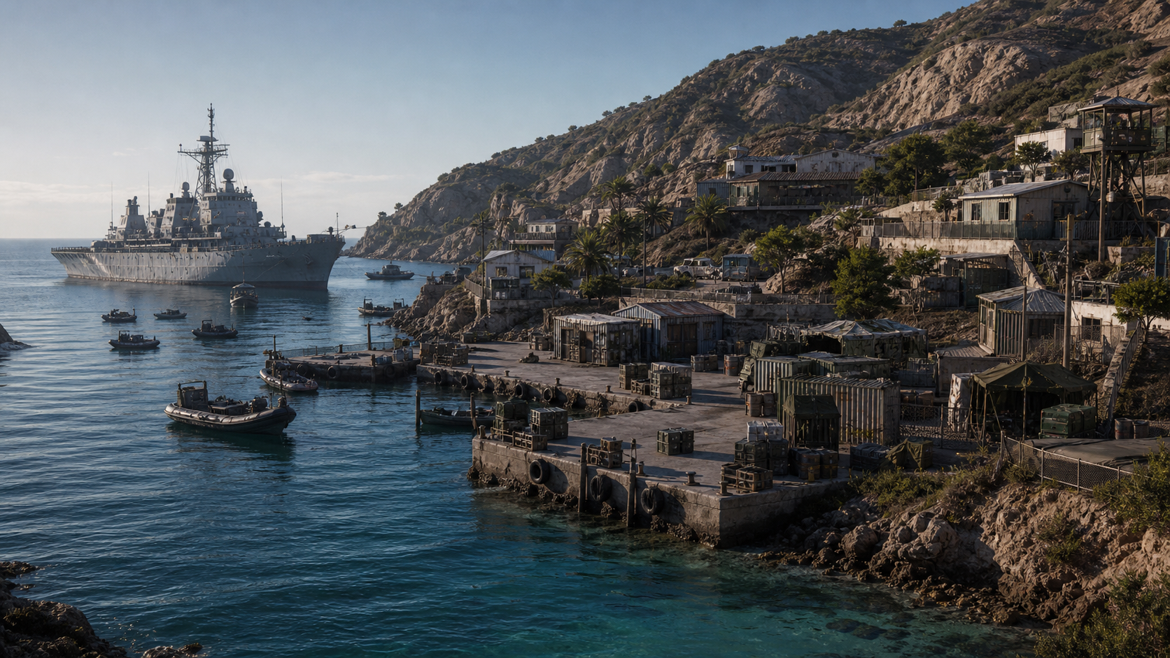 Interpretive rendering of Catalina Island based on Extinction Cycle story context