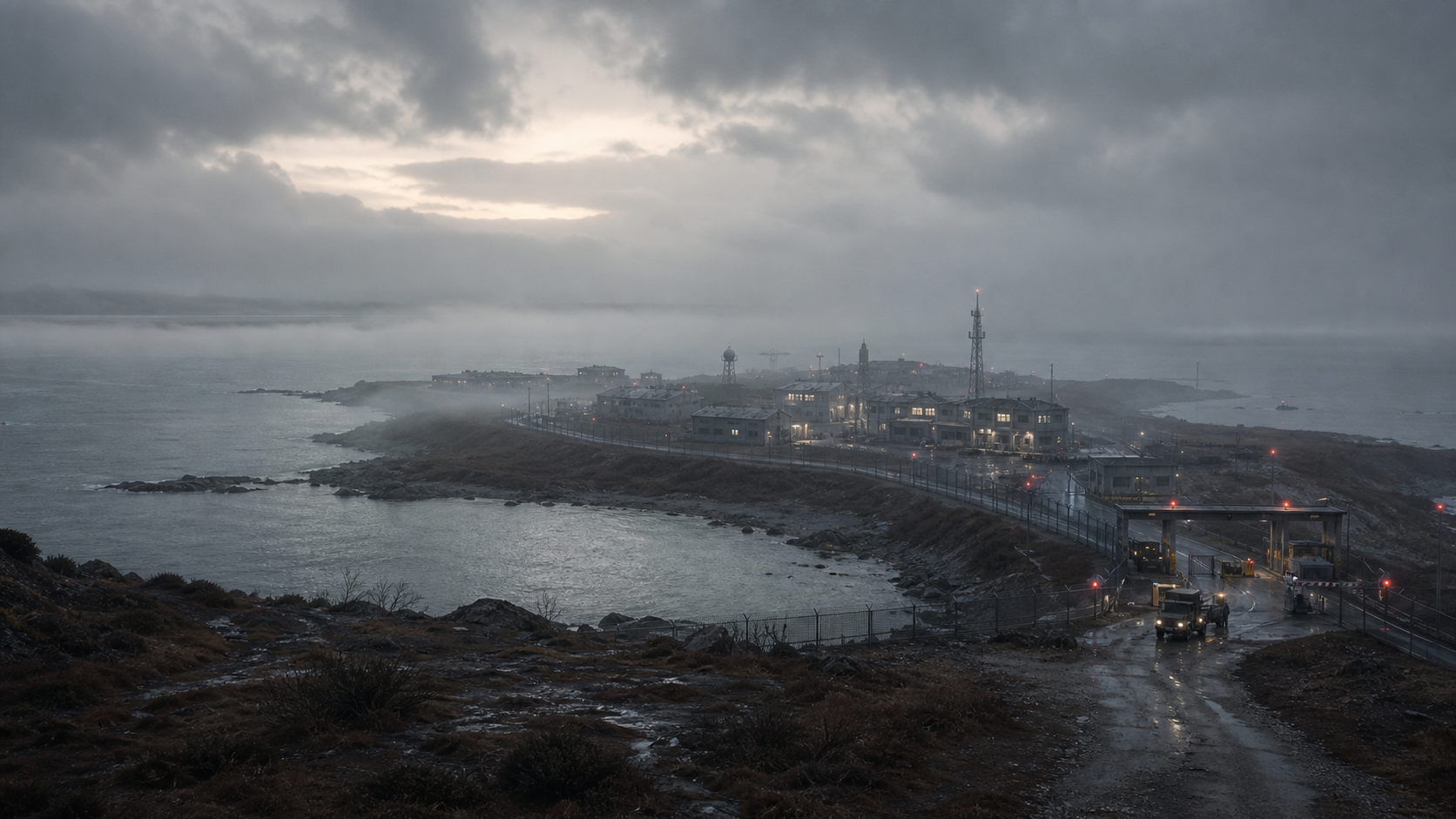 Interpretive rendering of Plum Island based on Extinction Cycle story context